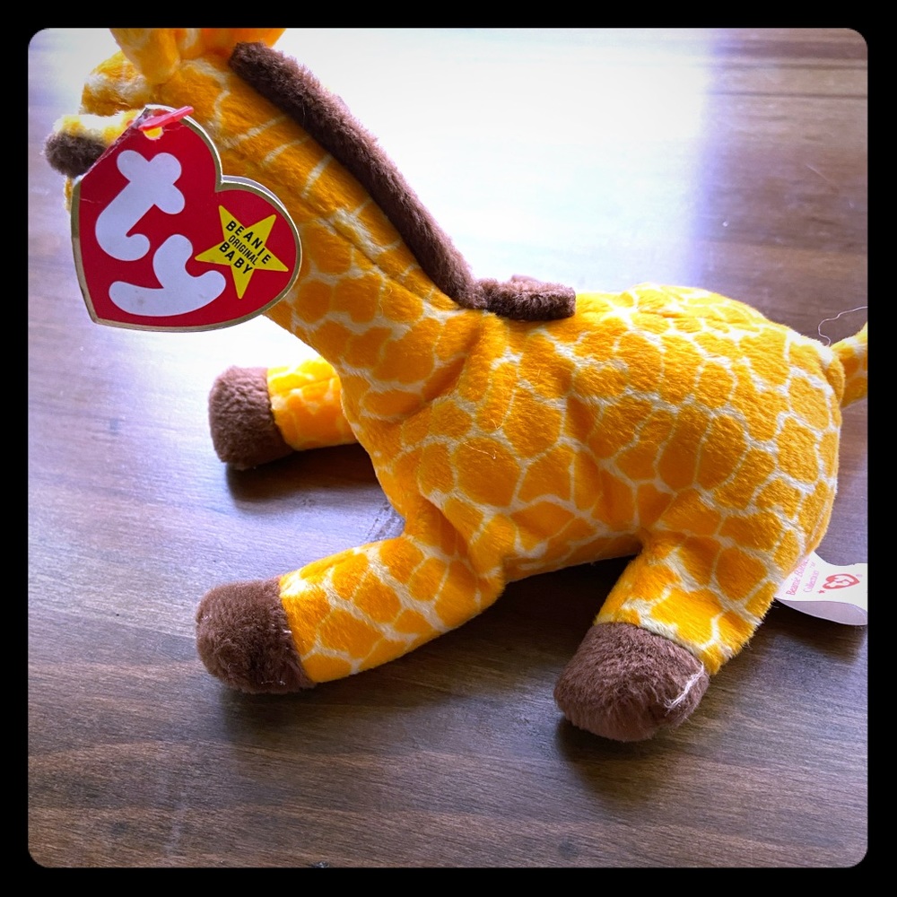 Ty Beanie Baby TWIGS Giraffe w/Tag Errors*RETIRED*